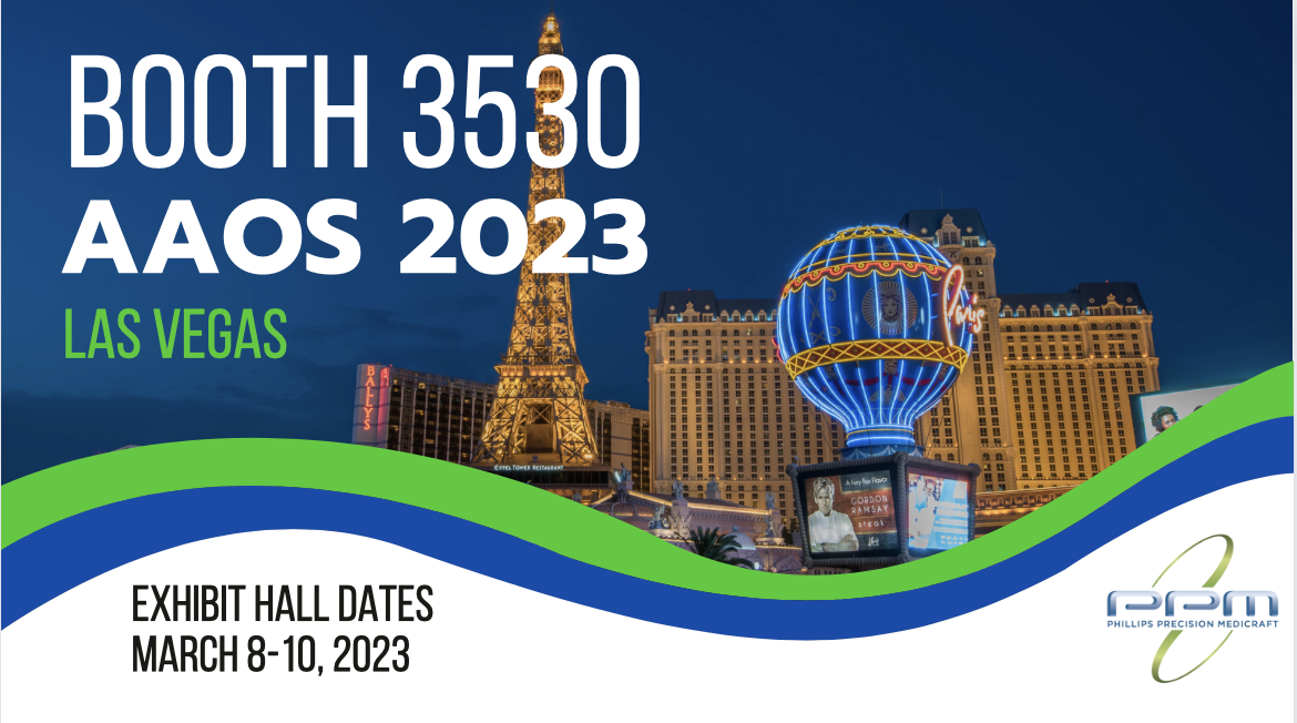 See us AAOS Annual Meeting 2023 Las Vegas 3530 PPM